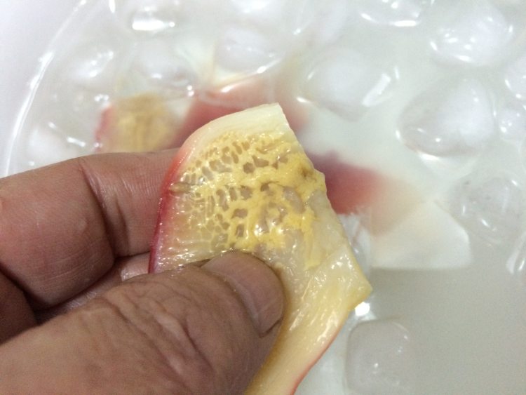 三文鱼北极贝刺身拼盘步骤11