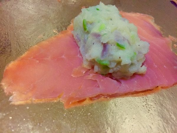 土豆泥三文鱼卷步骤6