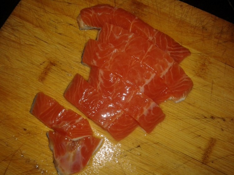 三文鱼鸡蛋煎步骤3