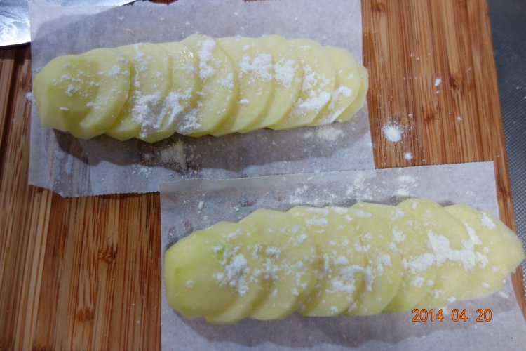 煎三文鱼土豆步骤4