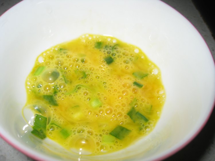 豆角三文鱼炒饭步骤2