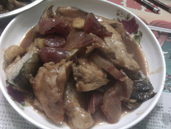 腊味三文鱼头步骤6
