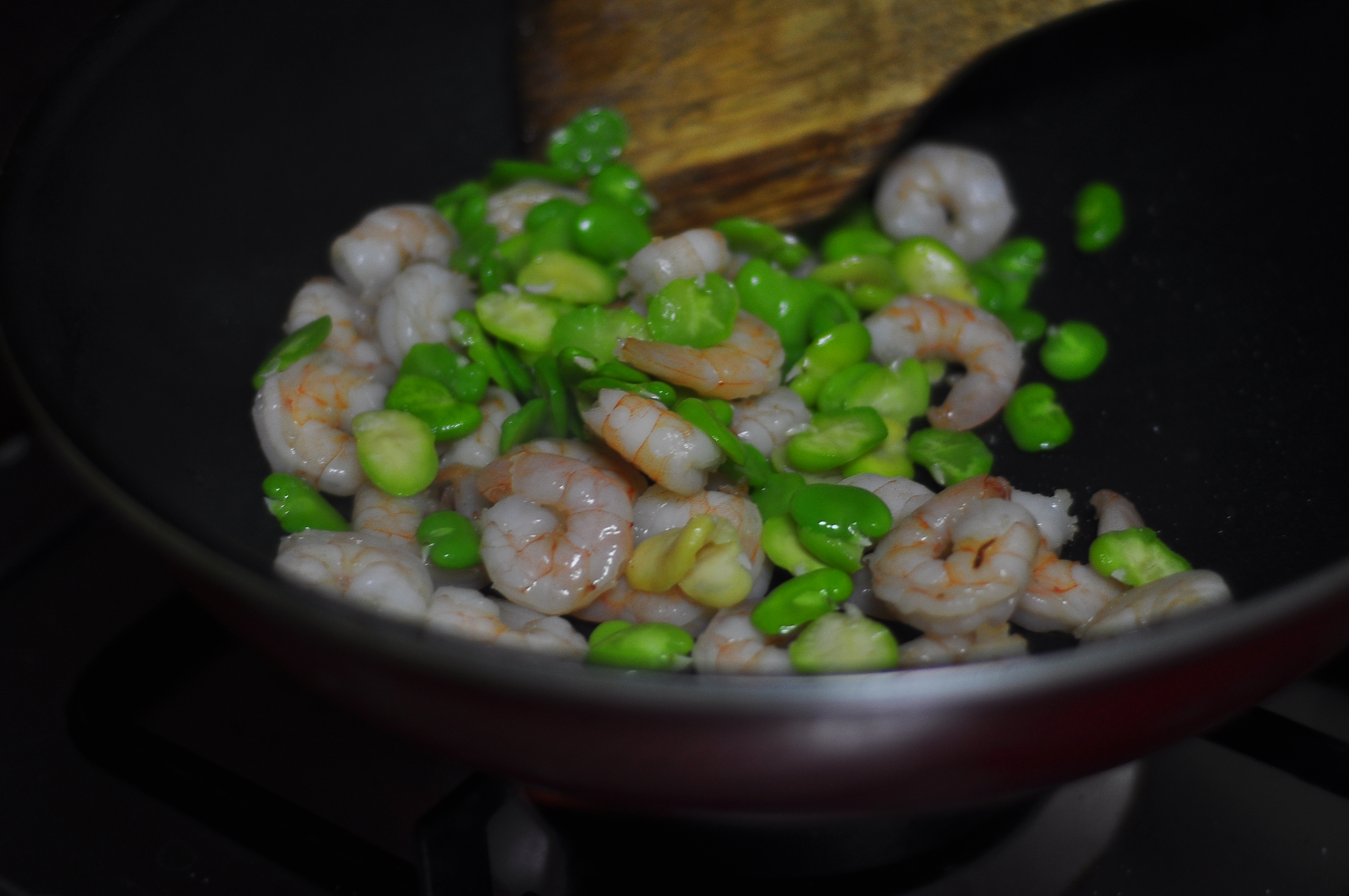 虾仁蚕豆步骤7