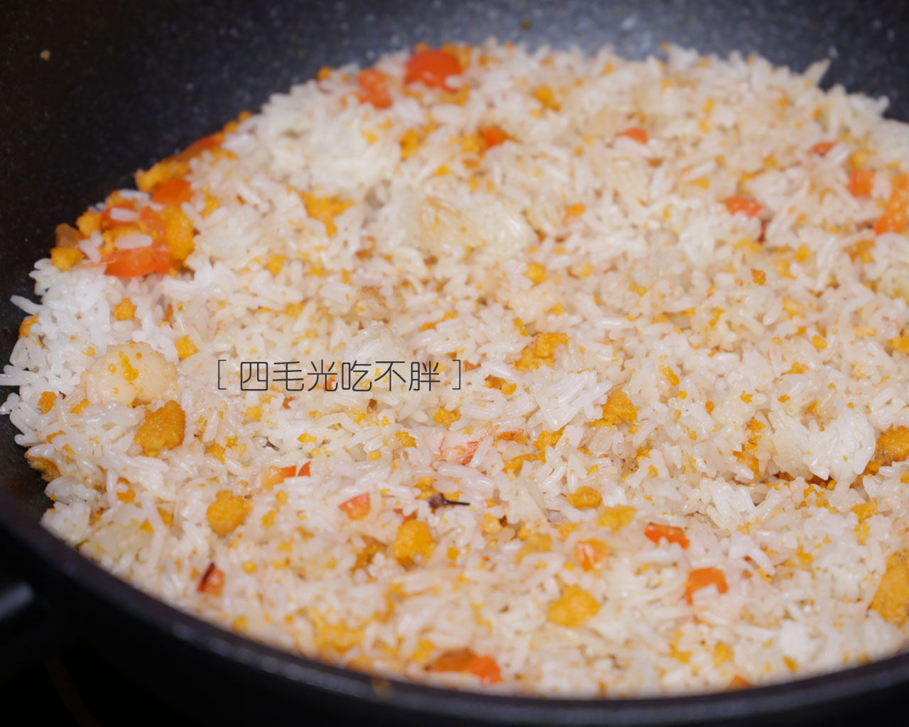 海胆肉虾仁炒饭步骤11