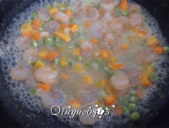 虾仁爱心豆腐步骤8