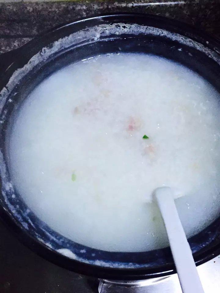 虾仁肉泥粥步骤3