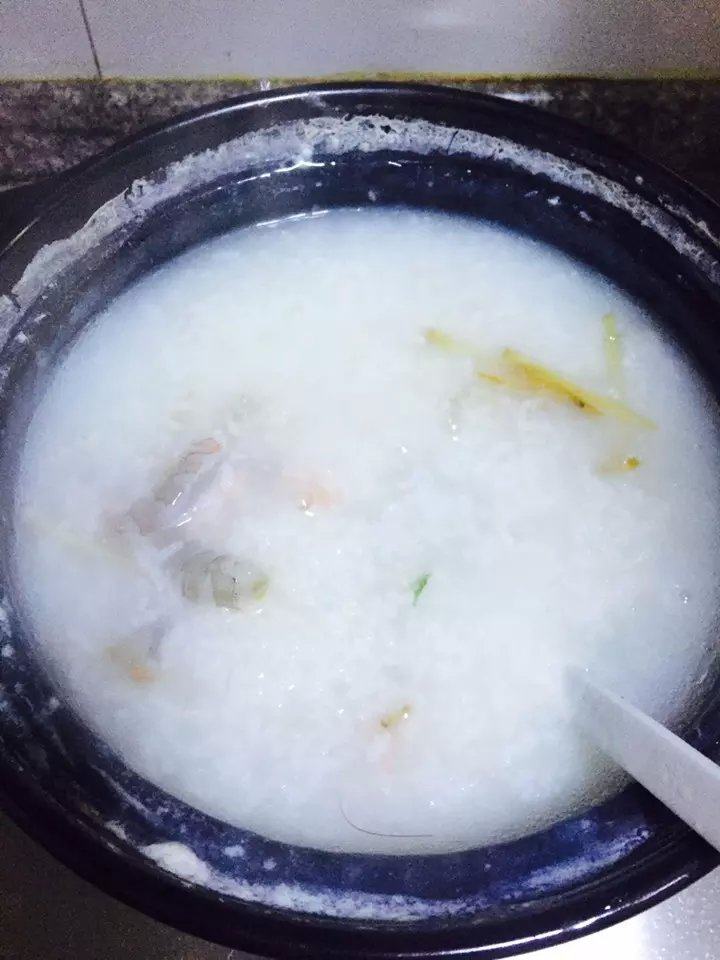虾仁肉泥粥步骤4