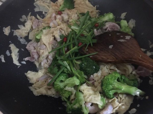 香炒腐皮步骤5