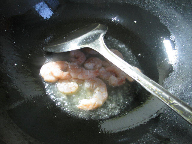 虾仁青菜面疙瘩步骤4