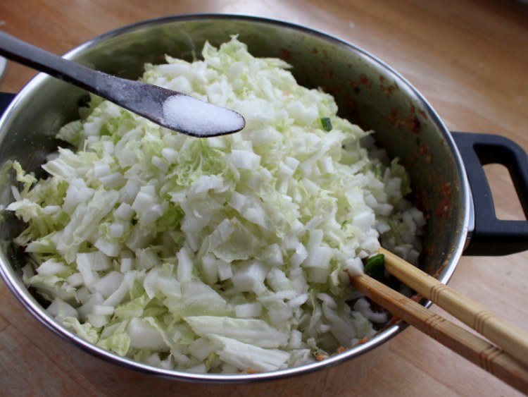 猪肉白菜虾仁煎饺步骤6
