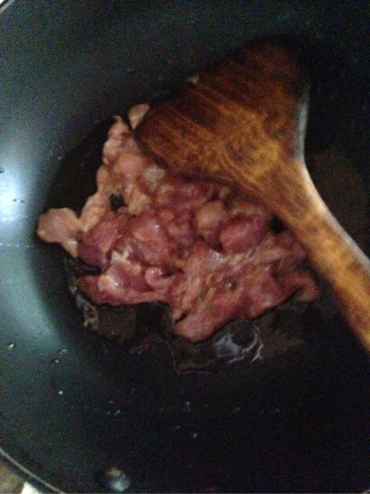 圆椒炒虾仁肉步骤2
