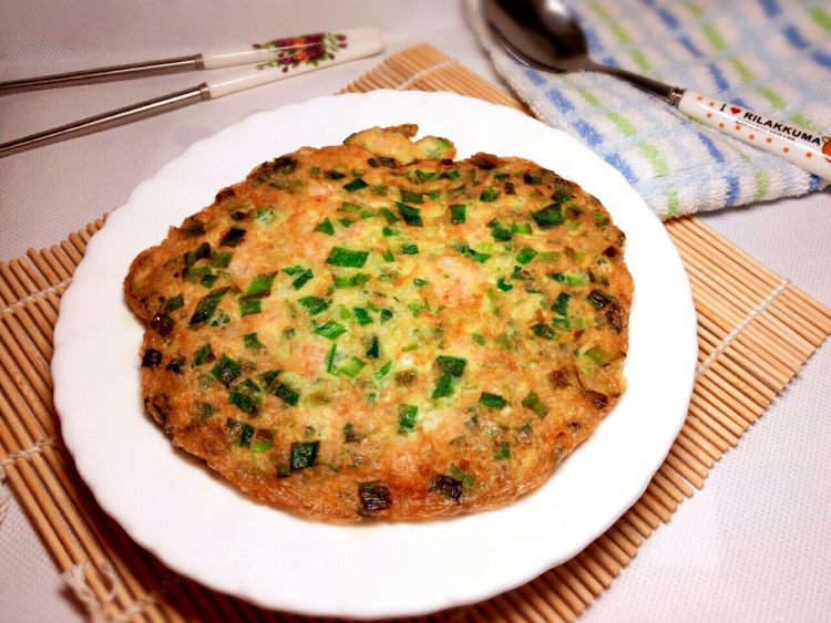 虾泥鸡蛋饼步骤6