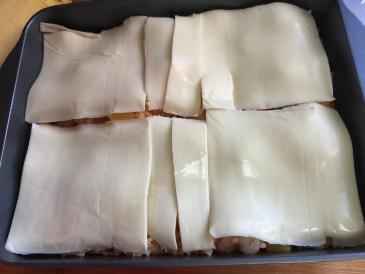 凤梨虾仁焗饭步骤10