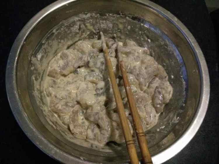 糖醋虾仁步骤2