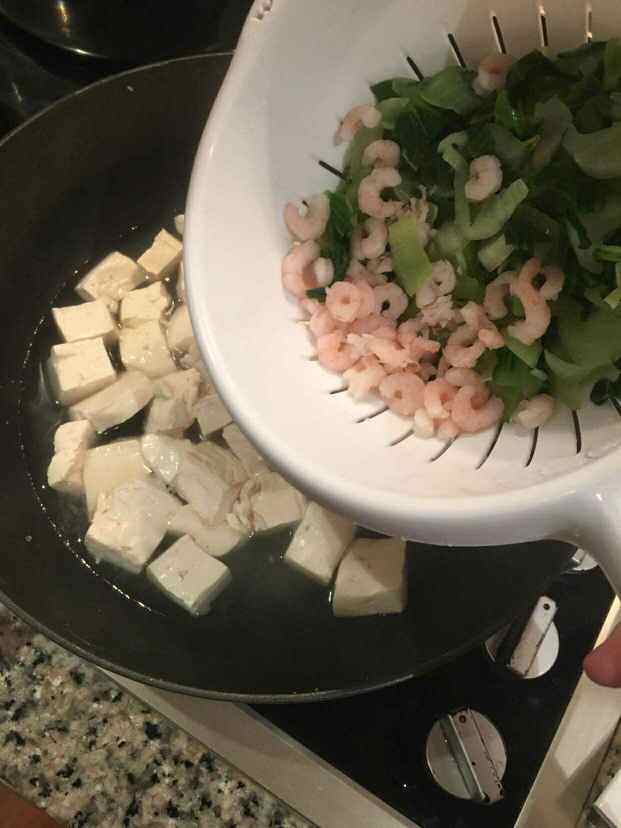 虾仁青菜豆腐羹步骤12
