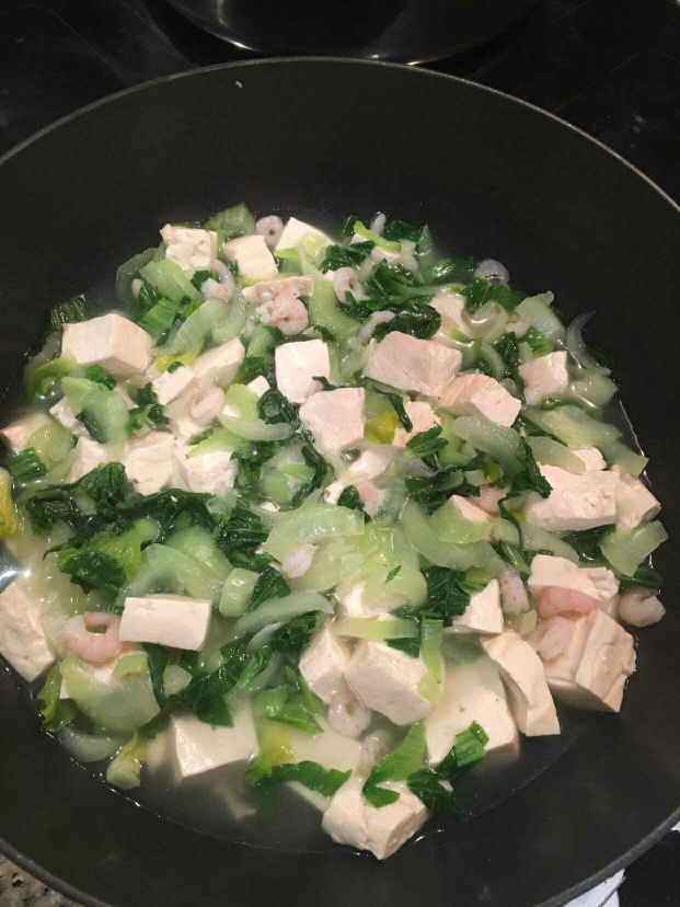 虾仁青菜豆腐羹步骤13