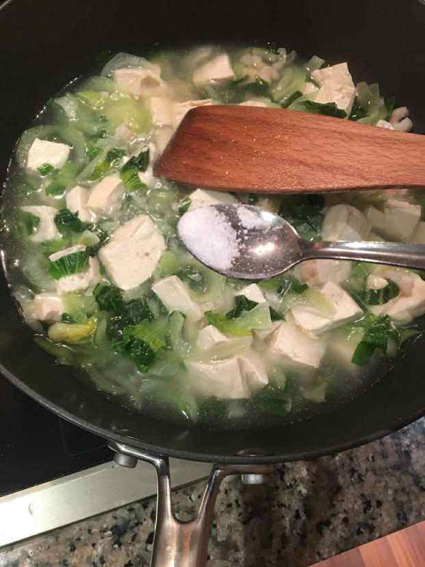 虾仁青菜豆腐羹步骤16