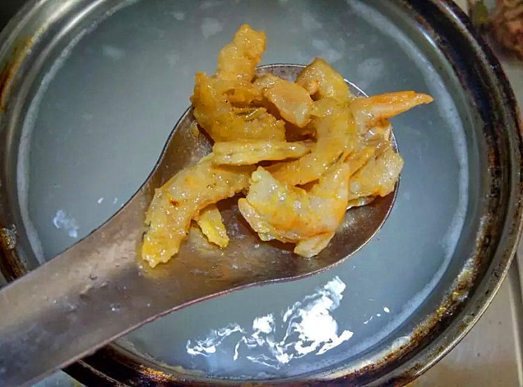 虾干肉末粥步骤3