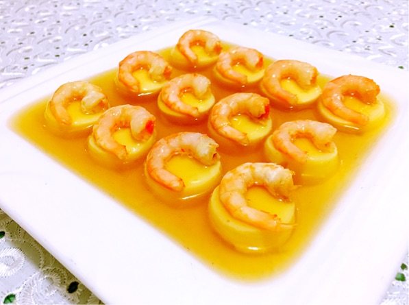 水晶日本豆腐虾仁步骤10