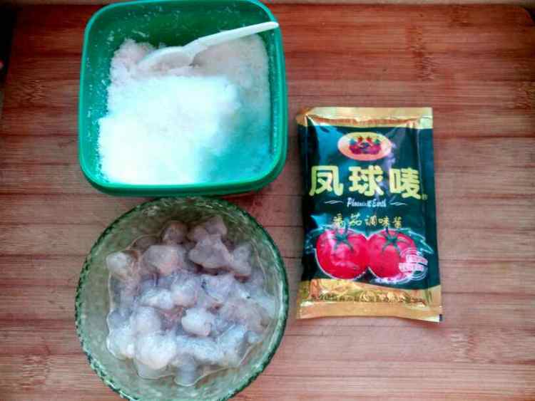 樱桃虾丁步骤1