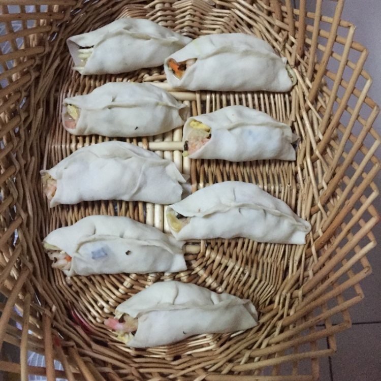 西葫芦虾仁锅贴步骤17