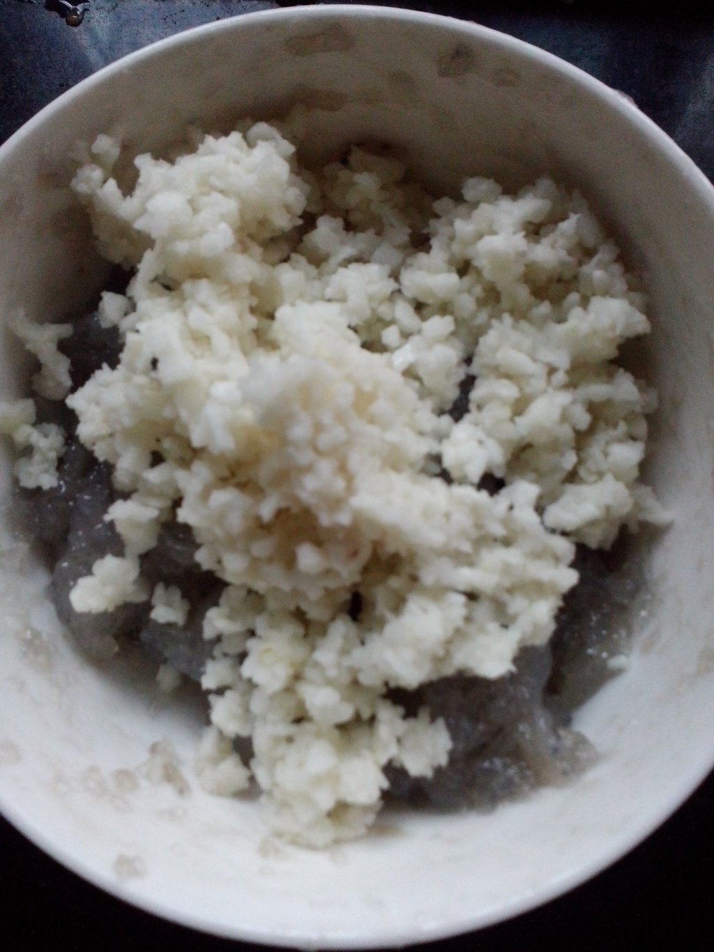 虾仁藕饼步骤6