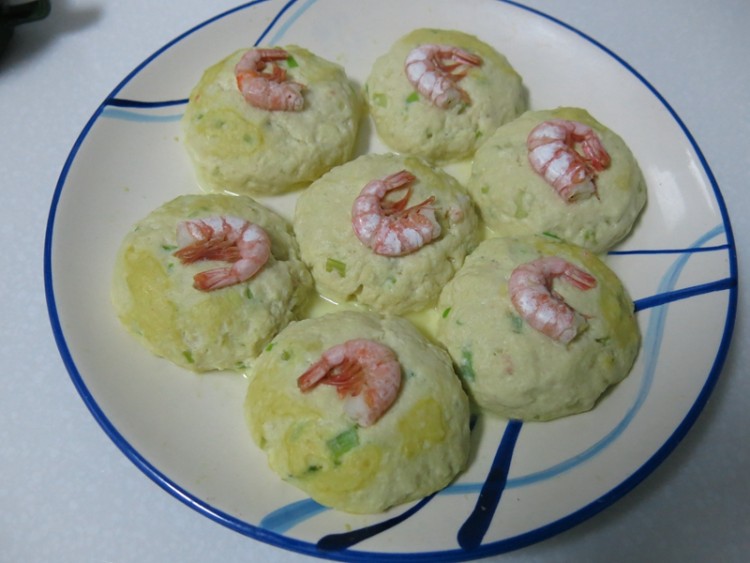 蒸虾仁豆腐丸子步骤10