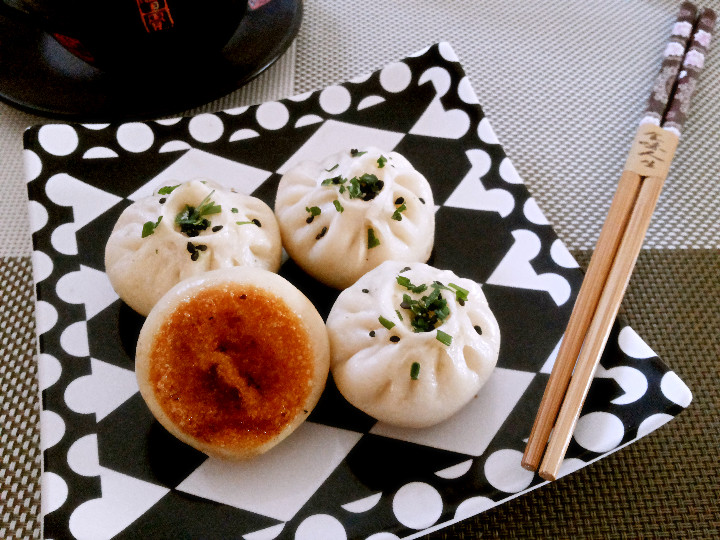 白菜虾蓉生煎包步骤20