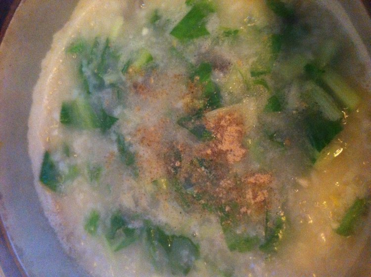 蟹粉海鲜粥步骤12