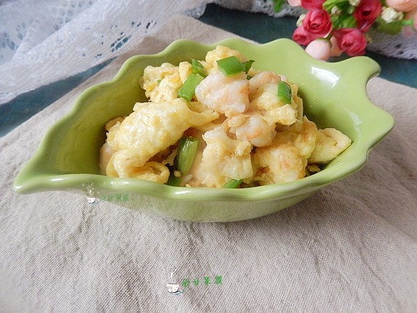 虾仁煎蛋步骤8