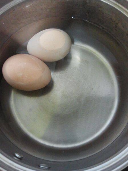 鸡蛋小船步骤2