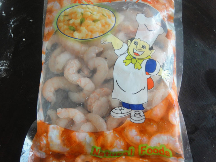 糟熘青豆虾仁步骤1