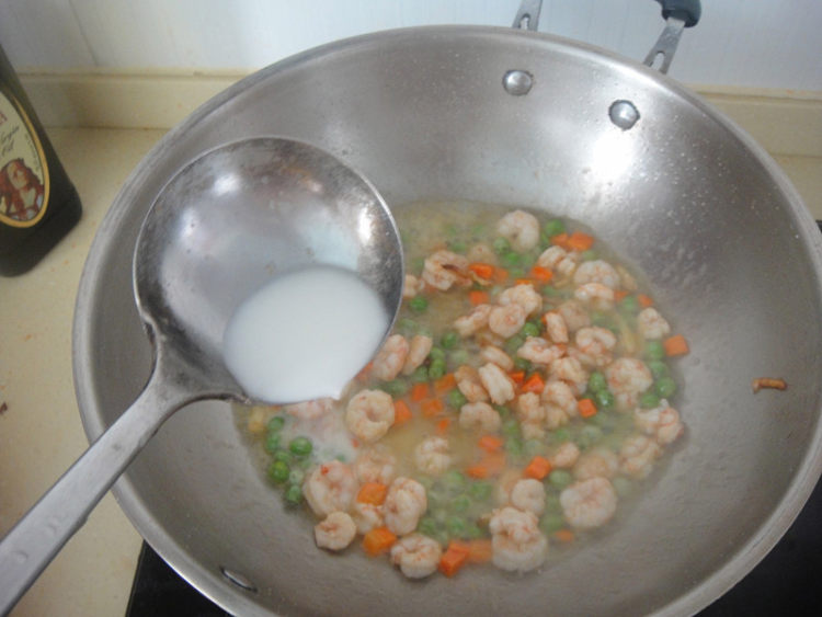 糟熘青豆虾仁步骤13