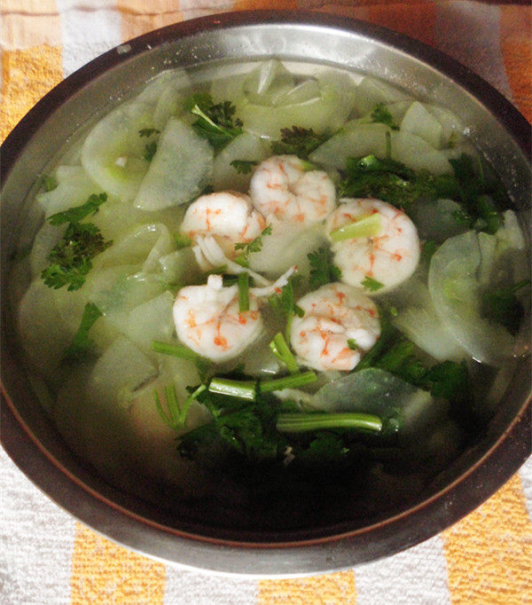 虾仁黄瓜汤步骤10