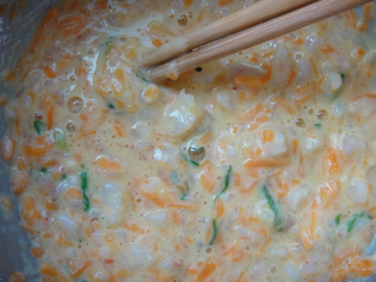 胡萝卜蛋饼步骤3