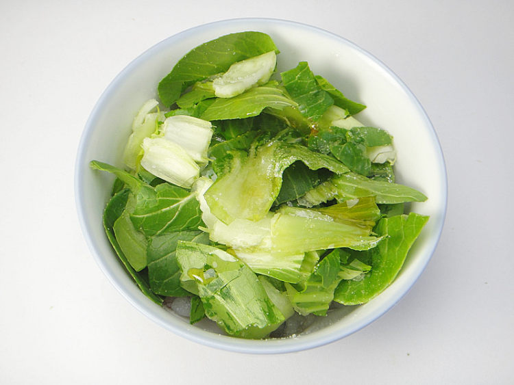 小草蔬菜鲜虾面步骤4