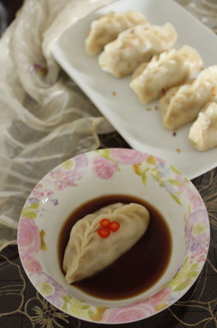 如意白菜猪肉柳叶饺步骤6