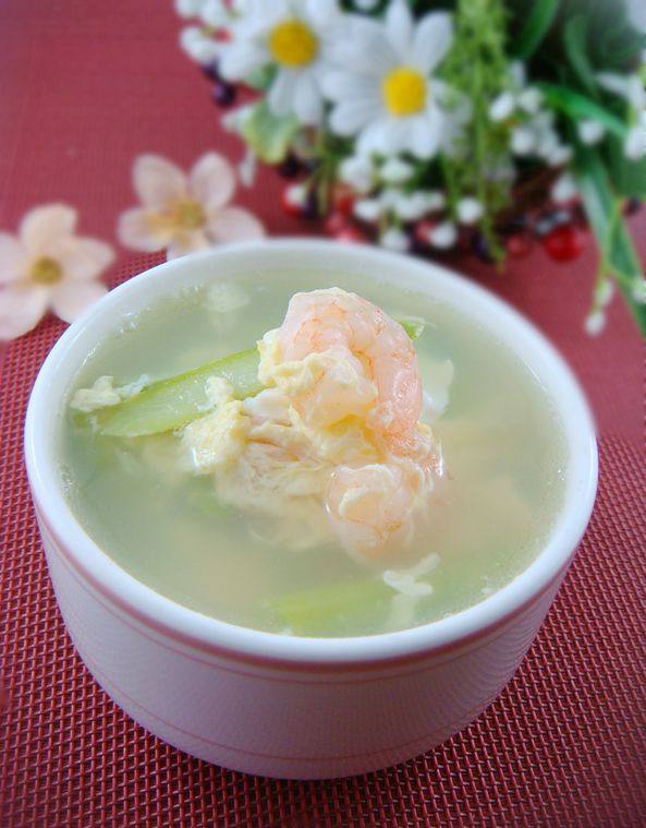 鲜虾上汤芦笋步骤9