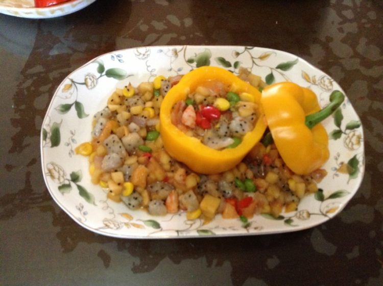 果素炒虾仁步骤10