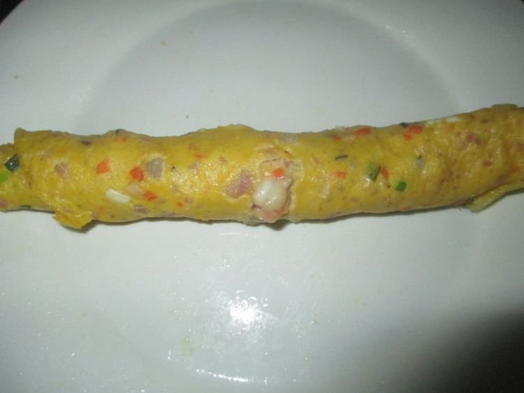 虾仁鸡蛋卷步骤11