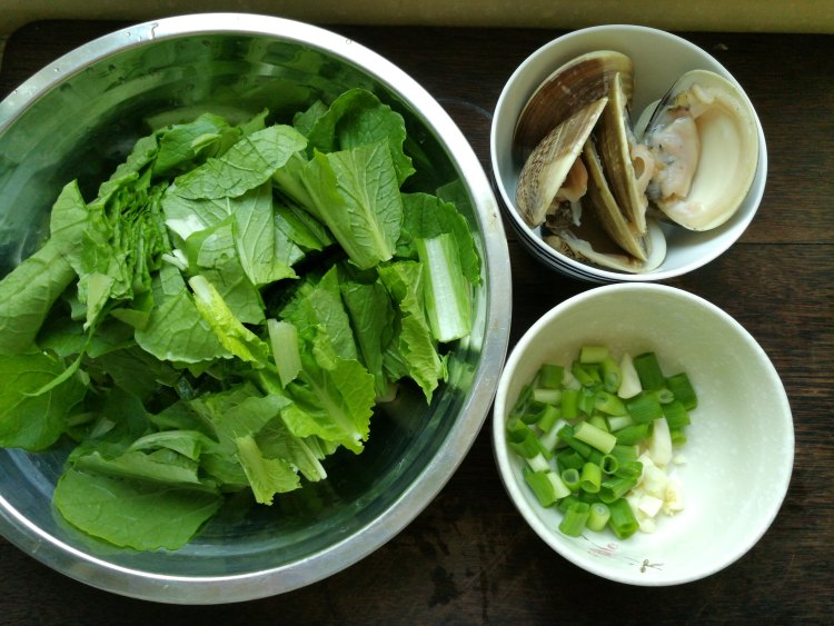 小白菜文蛤汤步骤4