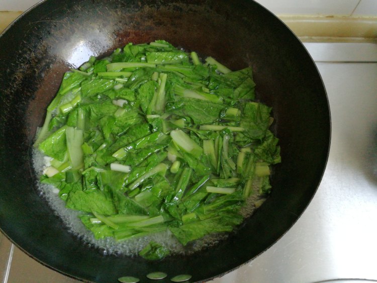 小白菜文蛤汤步骤9