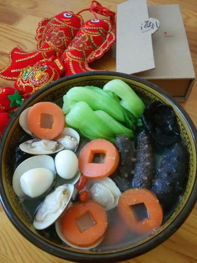 鲜蛤海参汤步骤15