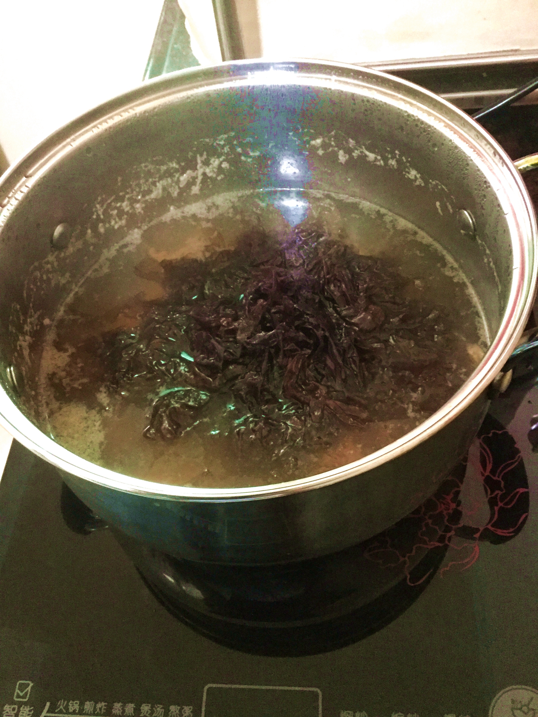 咸蛋紫菜汤步骤5