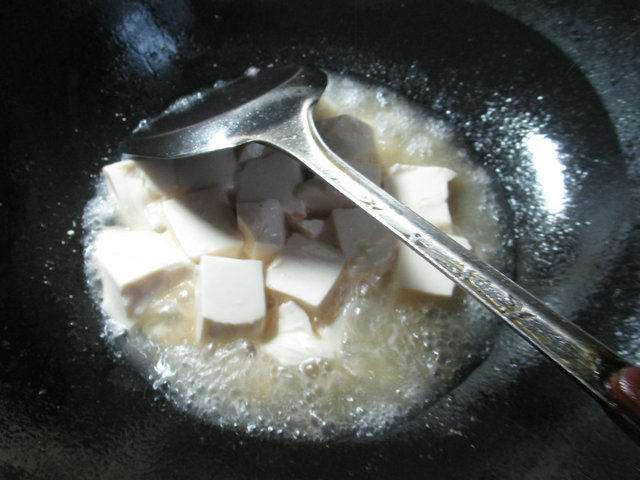 紫菜虾仁豆腐步骤5