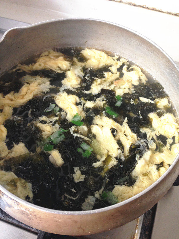 紫菜蛋花汤步骤12