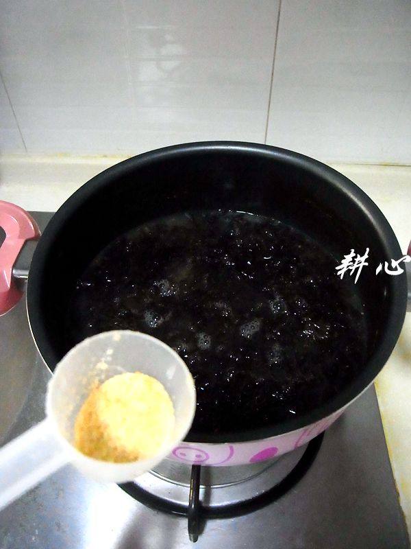 九节虾紫菜汤步骤9