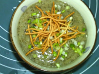 紫菜虾皮玉米粥步骤12
