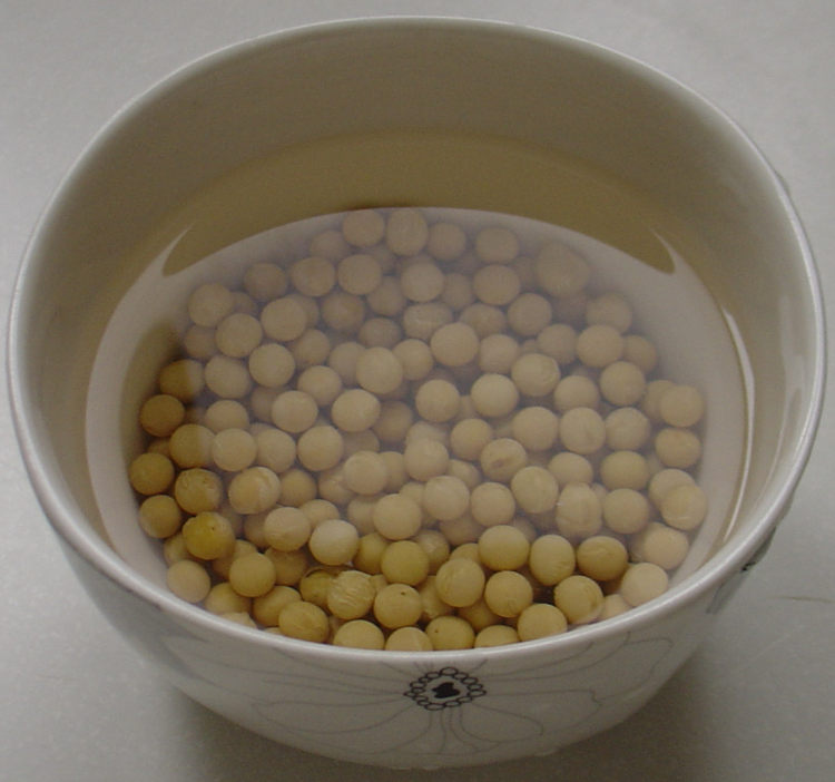 紫菜虾皮咸豆浆步骤2