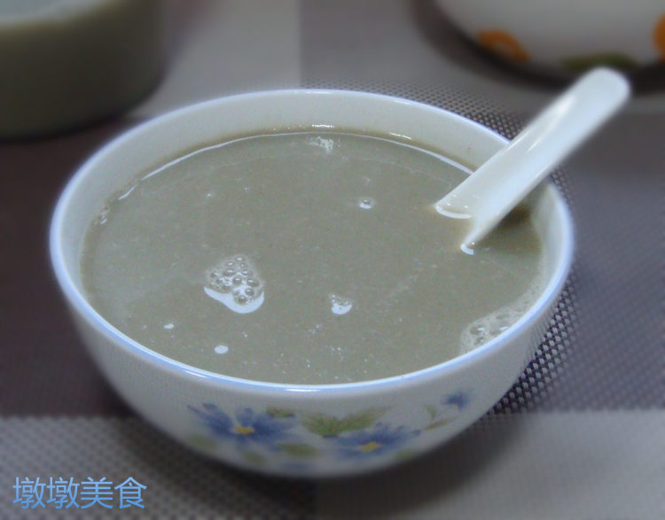紫菜虾皮咸豆浆步骤13
